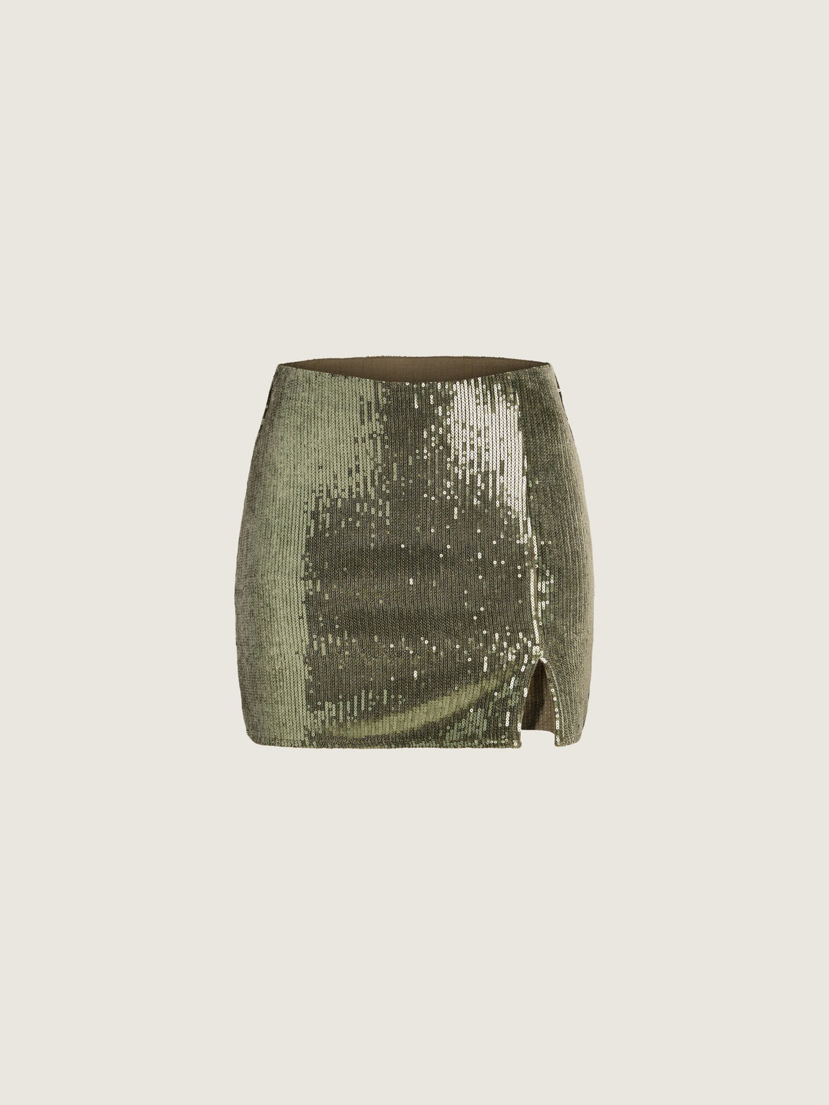 JJXX - Nani Sequin Miniskirt - Winter Moss