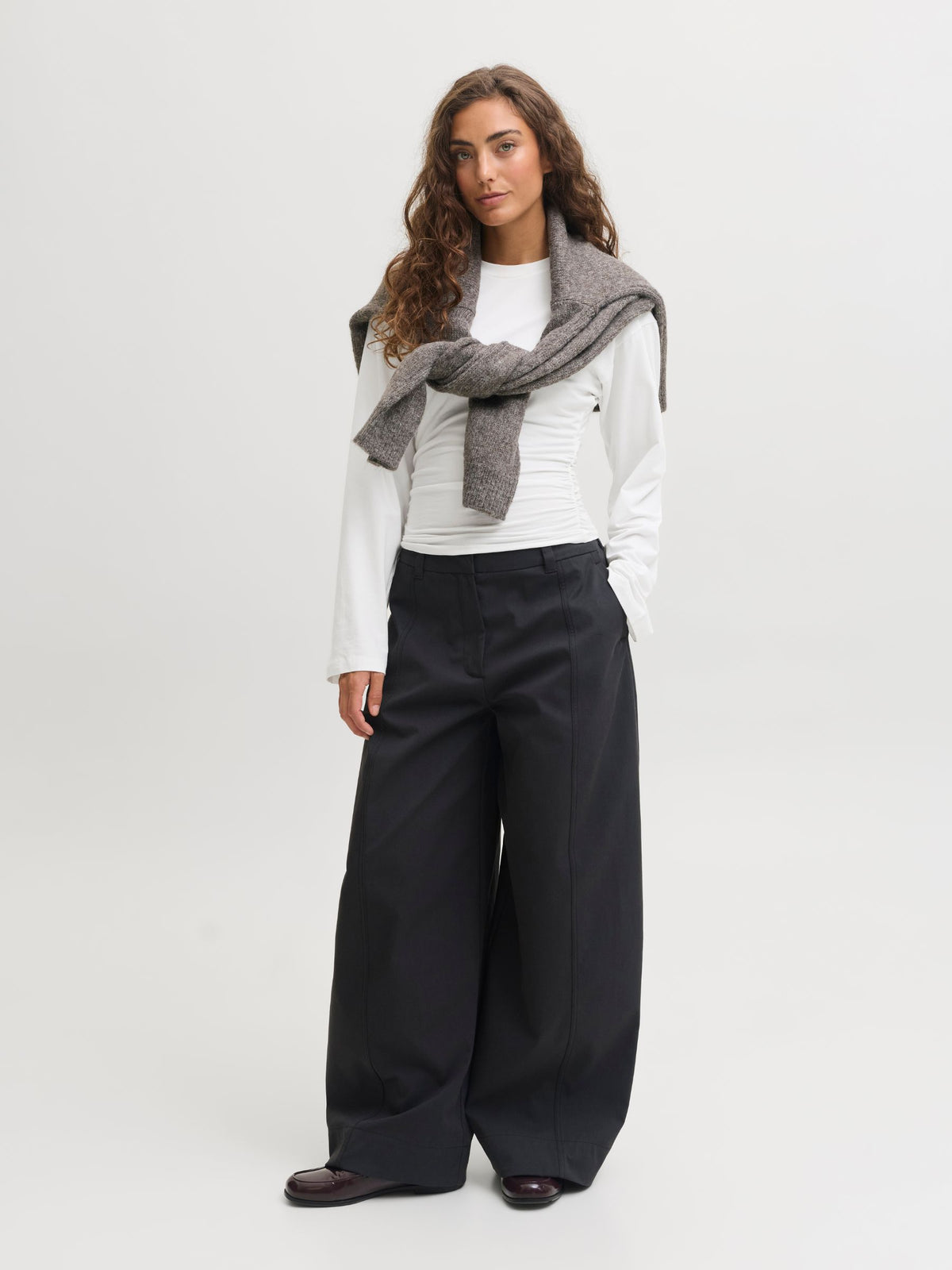JJXX - Paloma Ruched Longsleeve Top - 