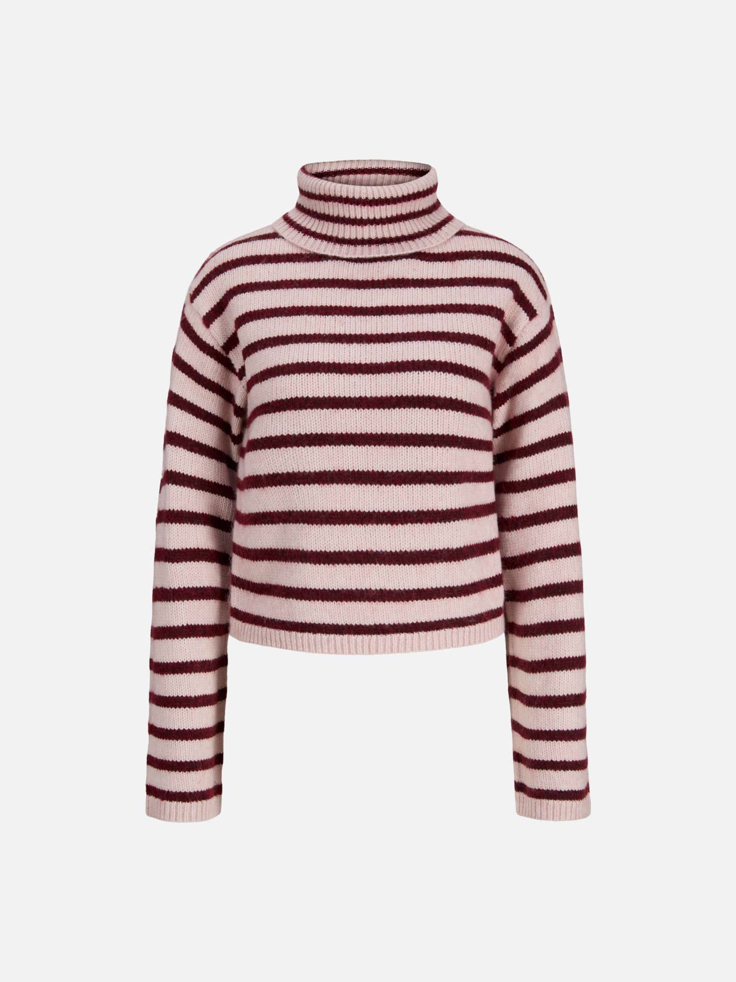 Rosanna Stripe Turtleneck Sweater