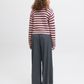 Rosanna Stripe Turtleneck Sweater