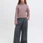 Rosanna Stripe Turtleneck Sweater