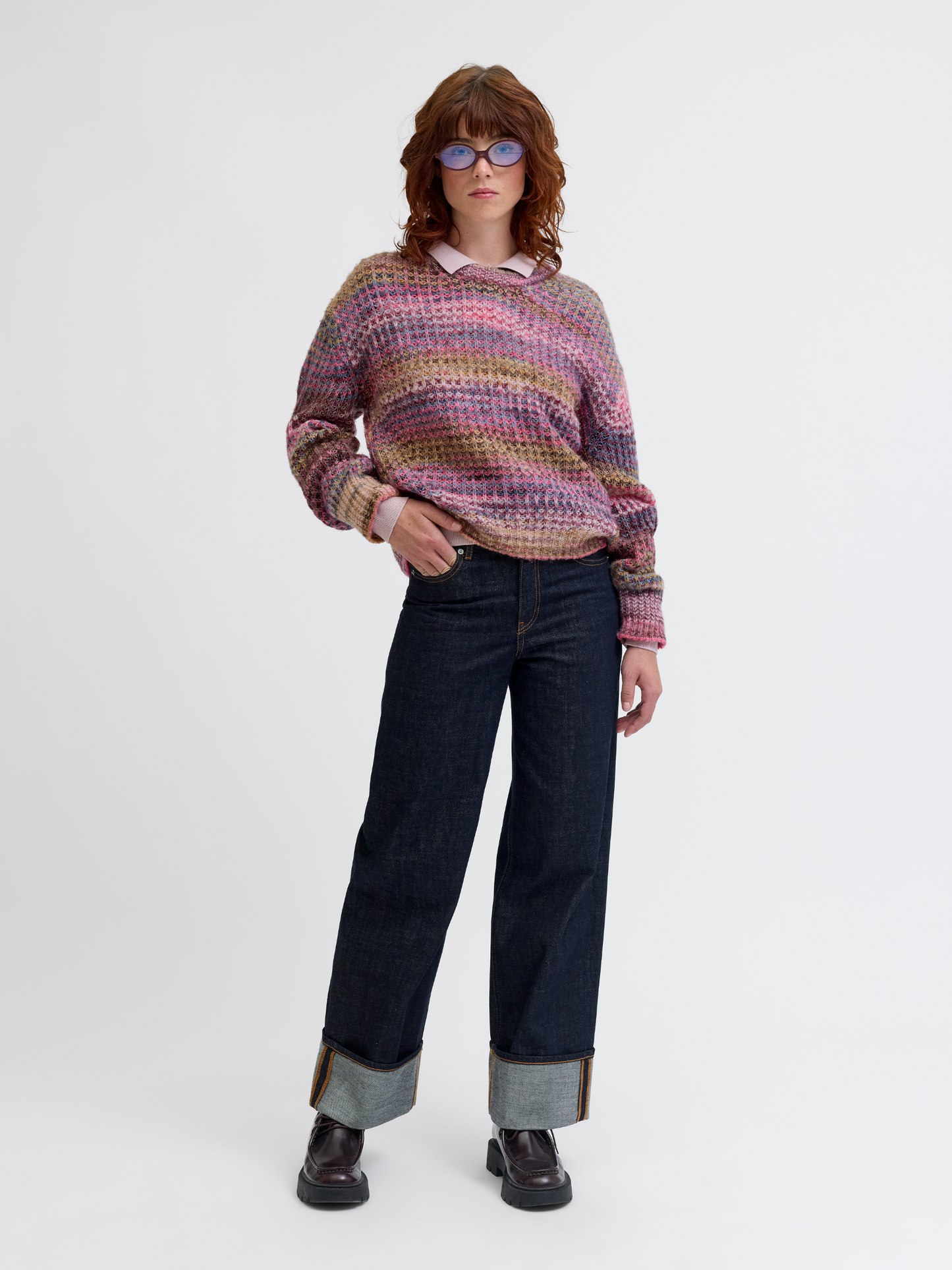 JJXX - Simone Space Dye Crewneck Sweater - 