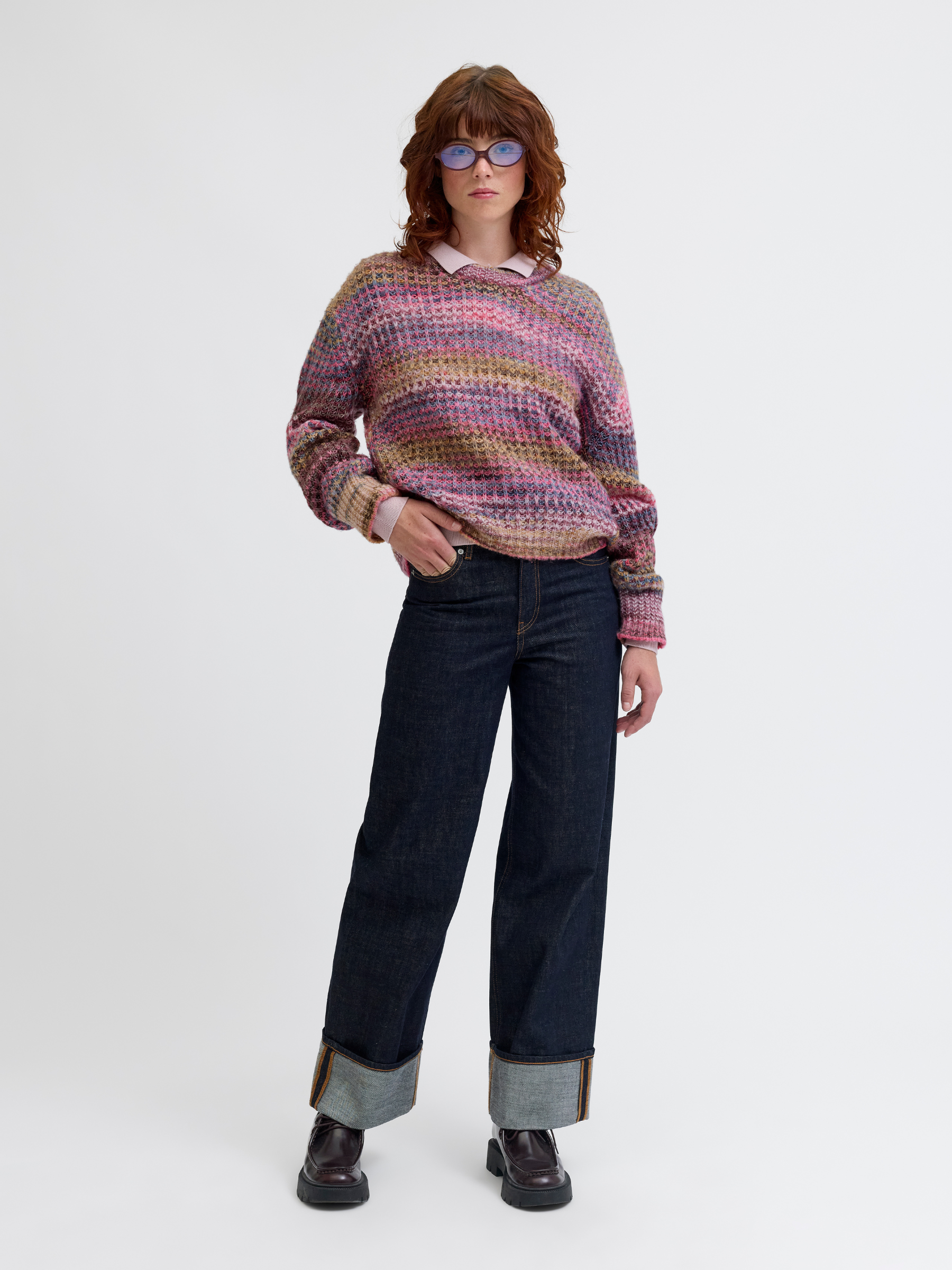 JJXX - Simone Space Dye Crewneck Sweater - 