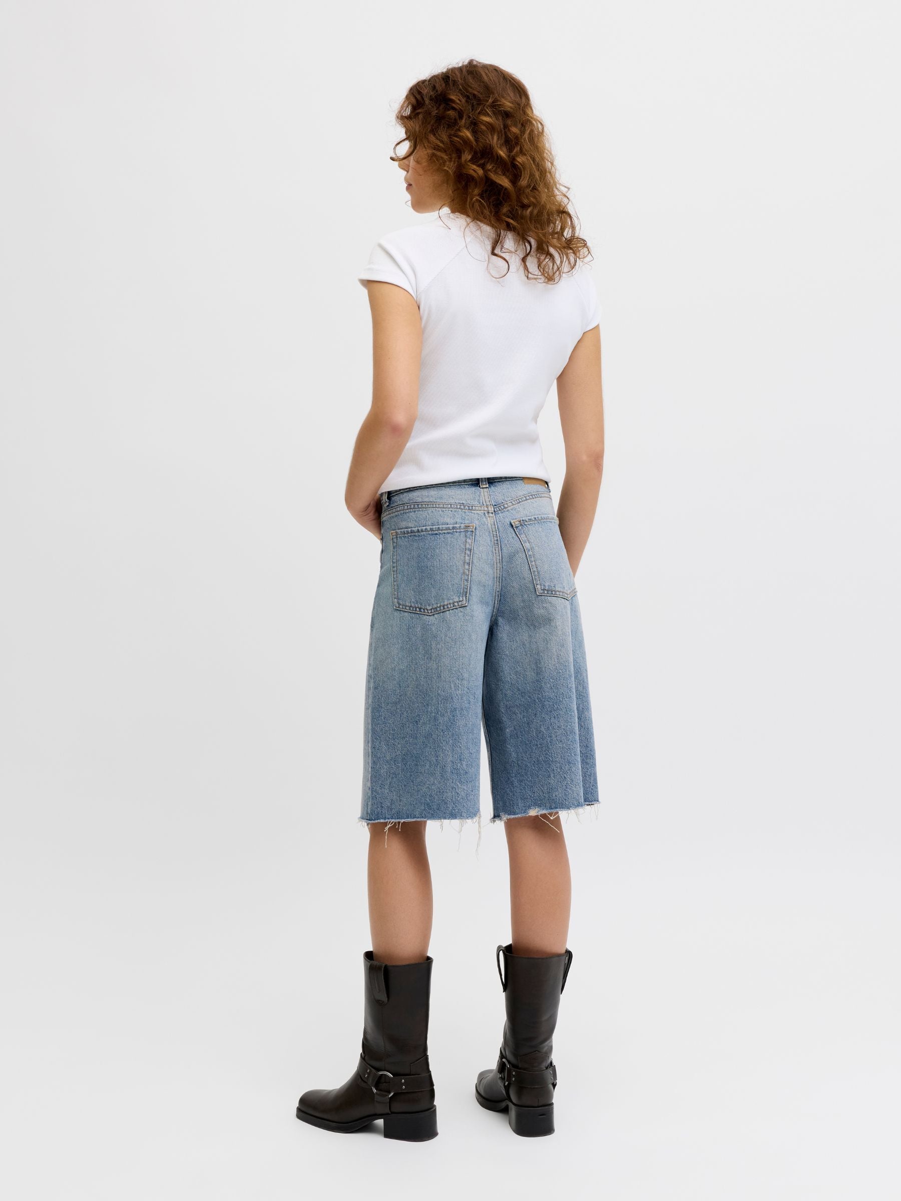 JJXX - Tokyo Long Denim Shorts - 