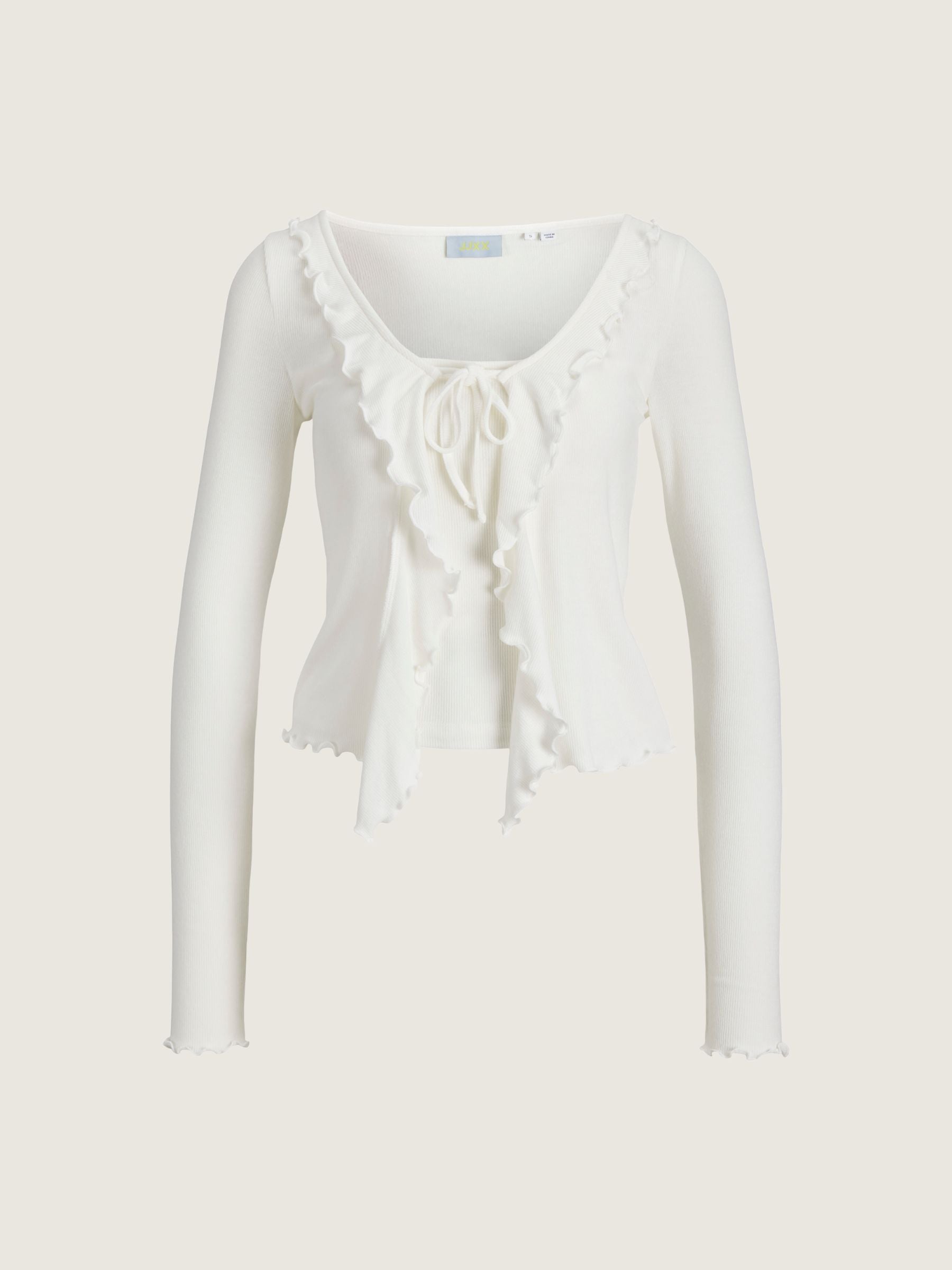 JJXX - Uma Bow Top - Cloud Dancer