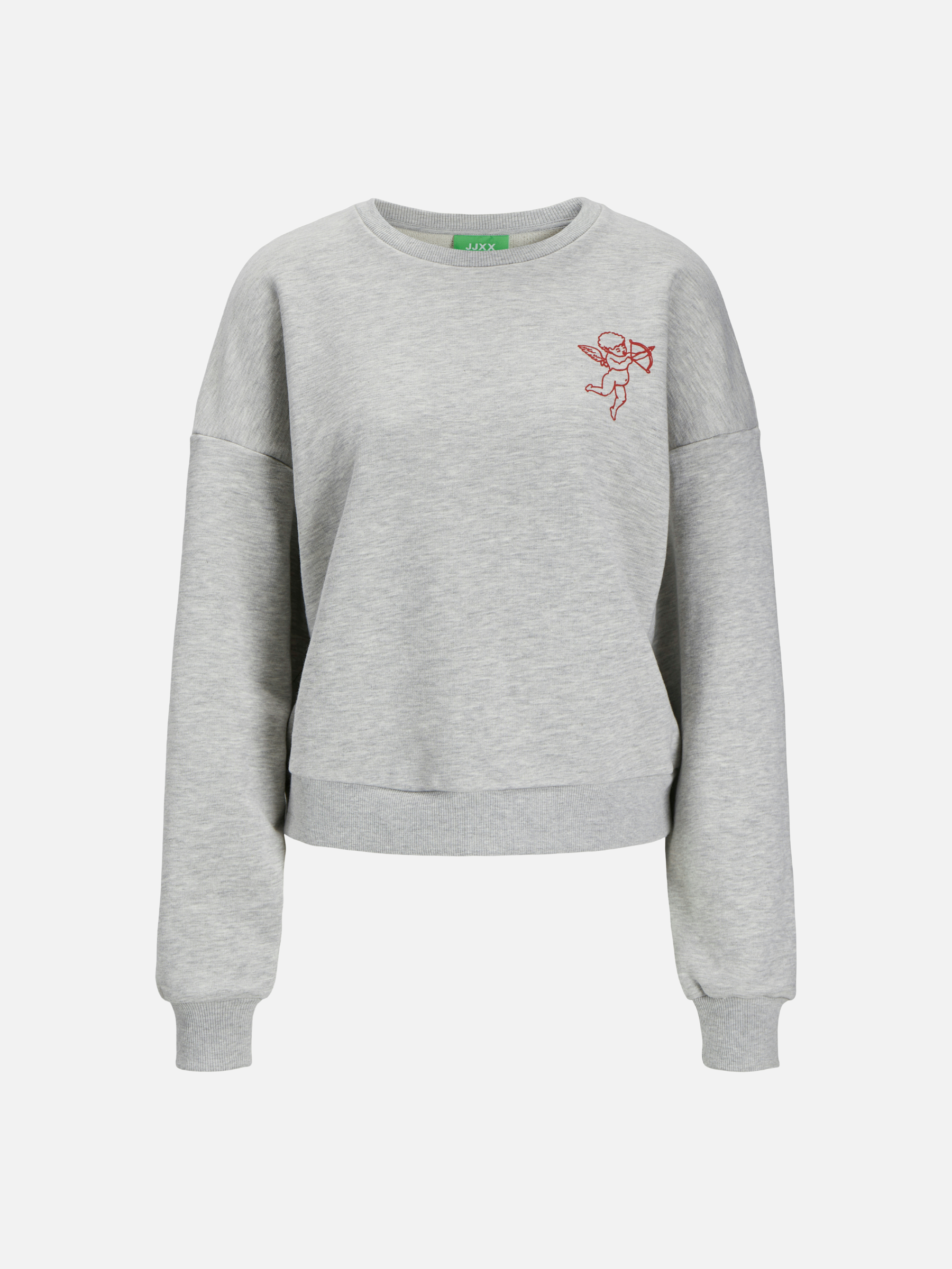 JJXX-Valentine Sweatshirt-Light Grey Melange