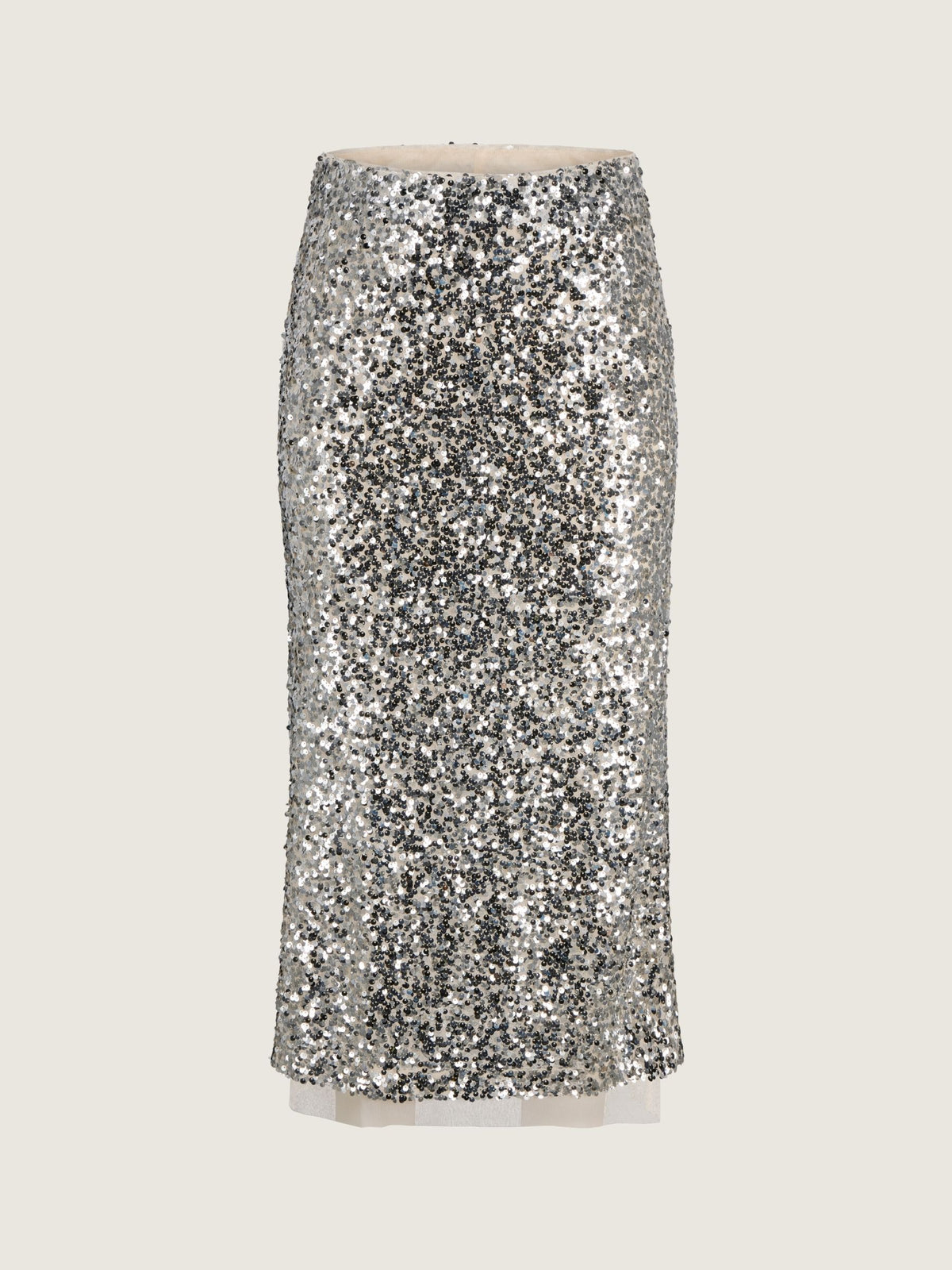 JJXX - Zola Sequin Skirt - Silver