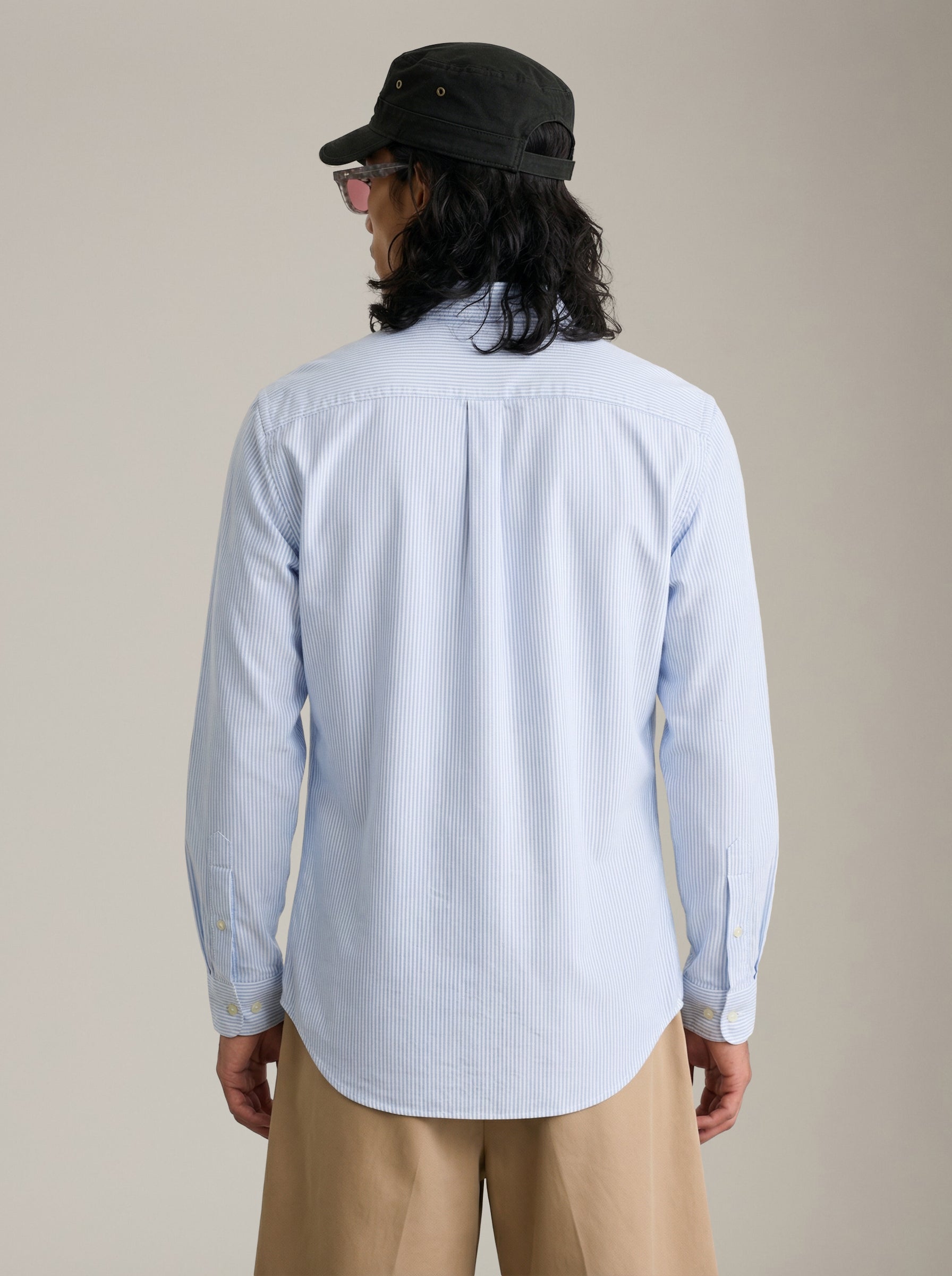 JACK & JONES - Premium Isaac Seersucker Longsleeve Shirt - 