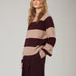 JOHN & JENN - Edison Stripe Crewneck Pullover Sweater - 
