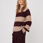 JOHN & JENN - Edison Stripe Crewneck Pullover Sweater - 