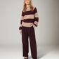 JOHN & JENN - Edison Stripe Crewneck Pullover Sweater - 
