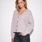 JOHN & JENN - Hawkins Marled V-neck Cardigan - 