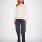 JOHN & JENN - Hugo Check Crewneck Sweater - 