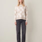 JOHN & JENN - Hugo Check Crewneck Sweater - 