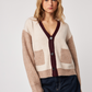 JOHN & JENN - Linden Contrast Cardigan - 