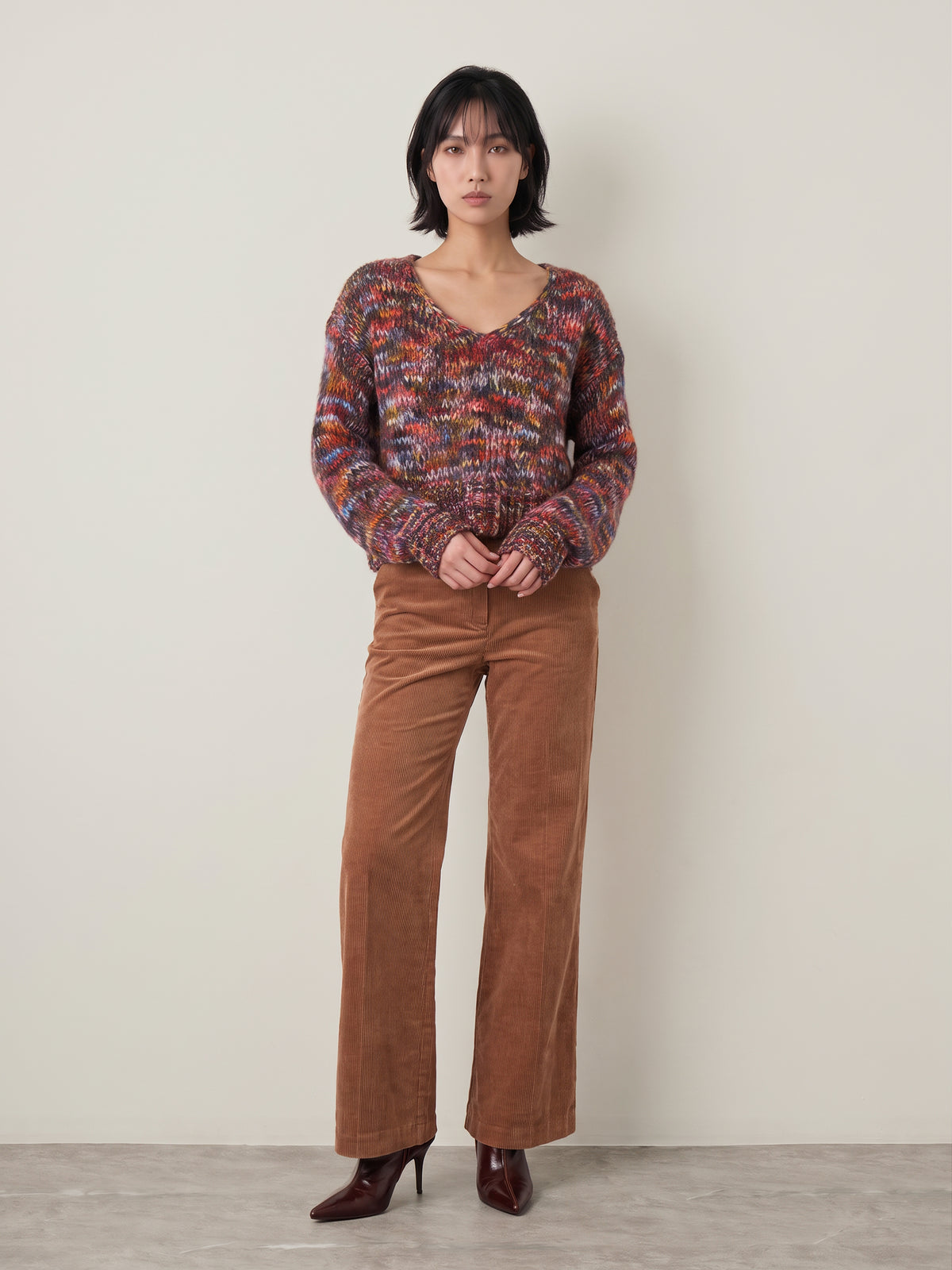 JOHN & JENN - Rita V-Neck Sweater - 