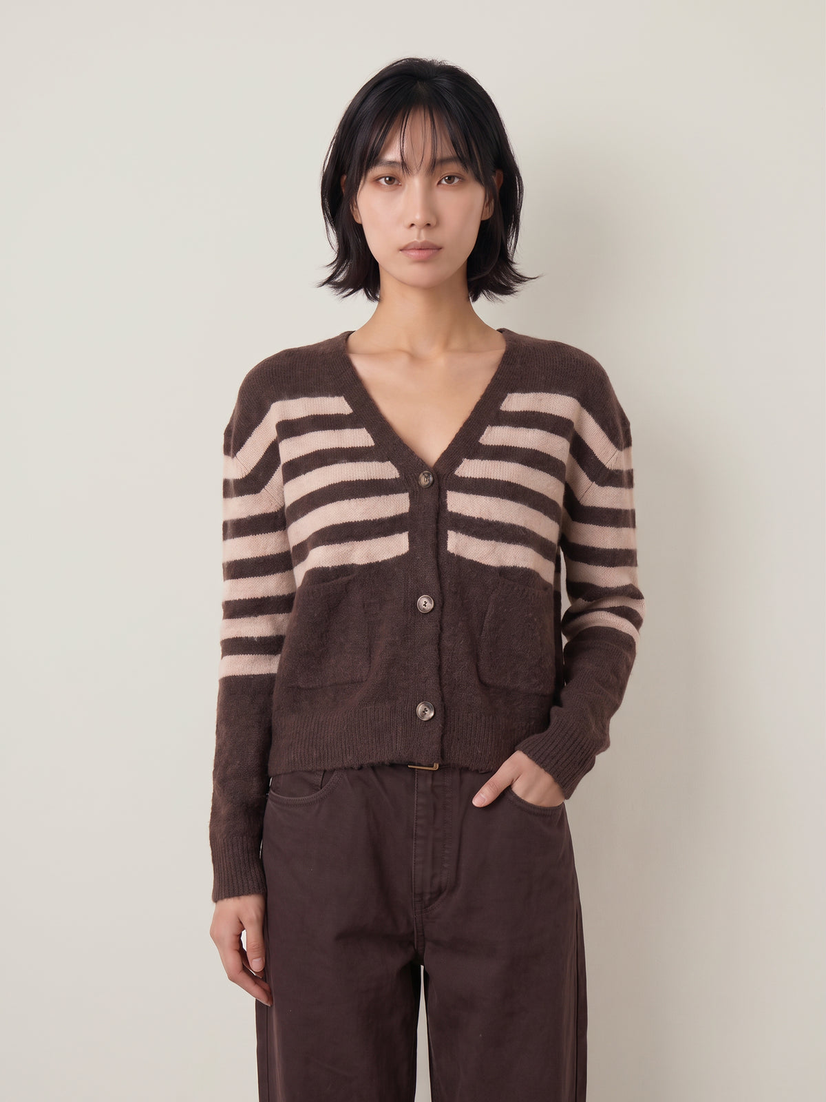 JOHN & JENN - Stanley V-Neck Cardigan - 