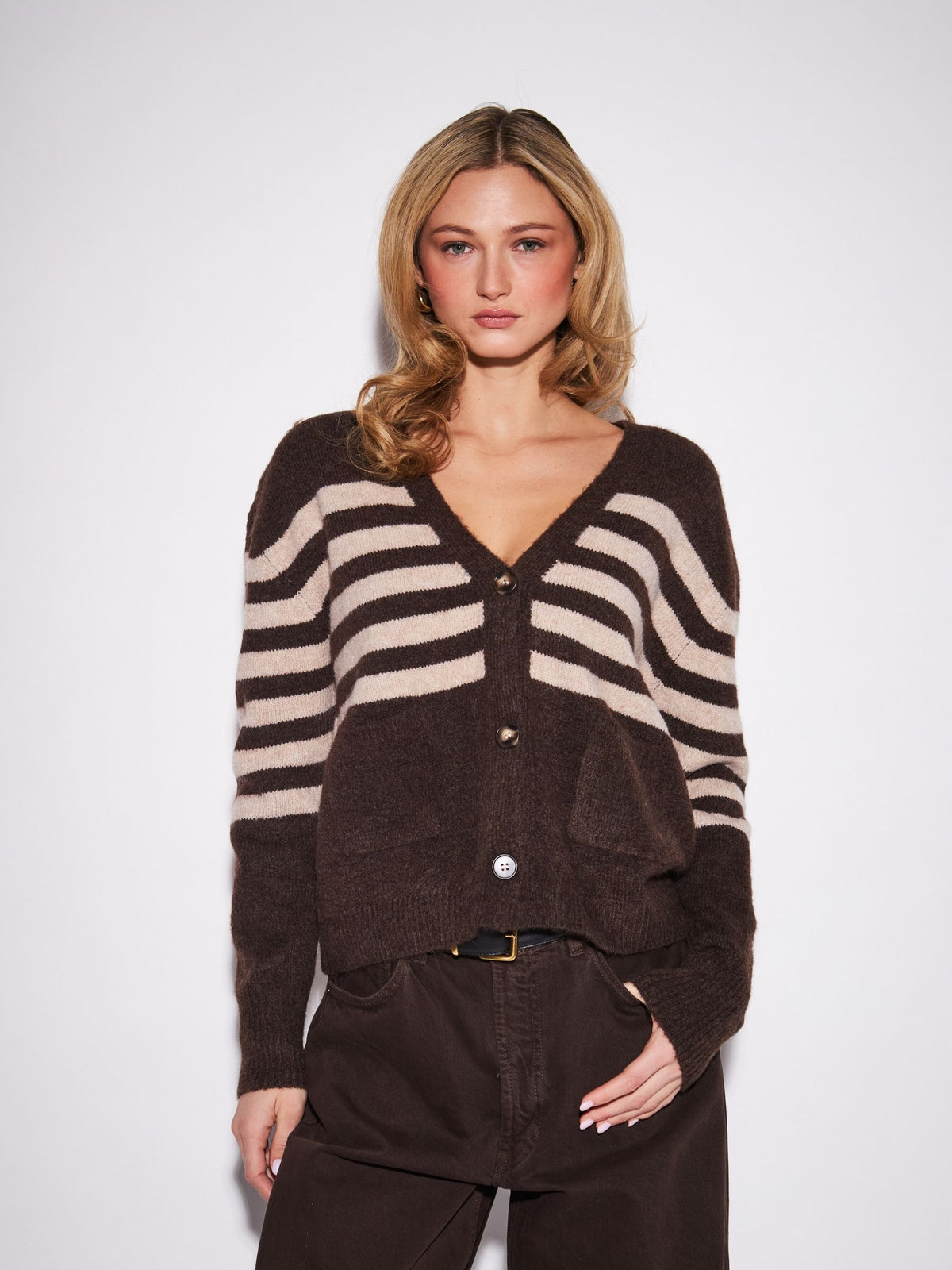 JOHN & JENN - Stanley V-Neck Cardigan - 