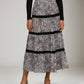SADIE & SAGE - Cool Girl Tiered Maxi Skirt - 