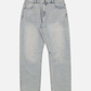 KUWALLA - Baggy Darted Denim Jeans - 