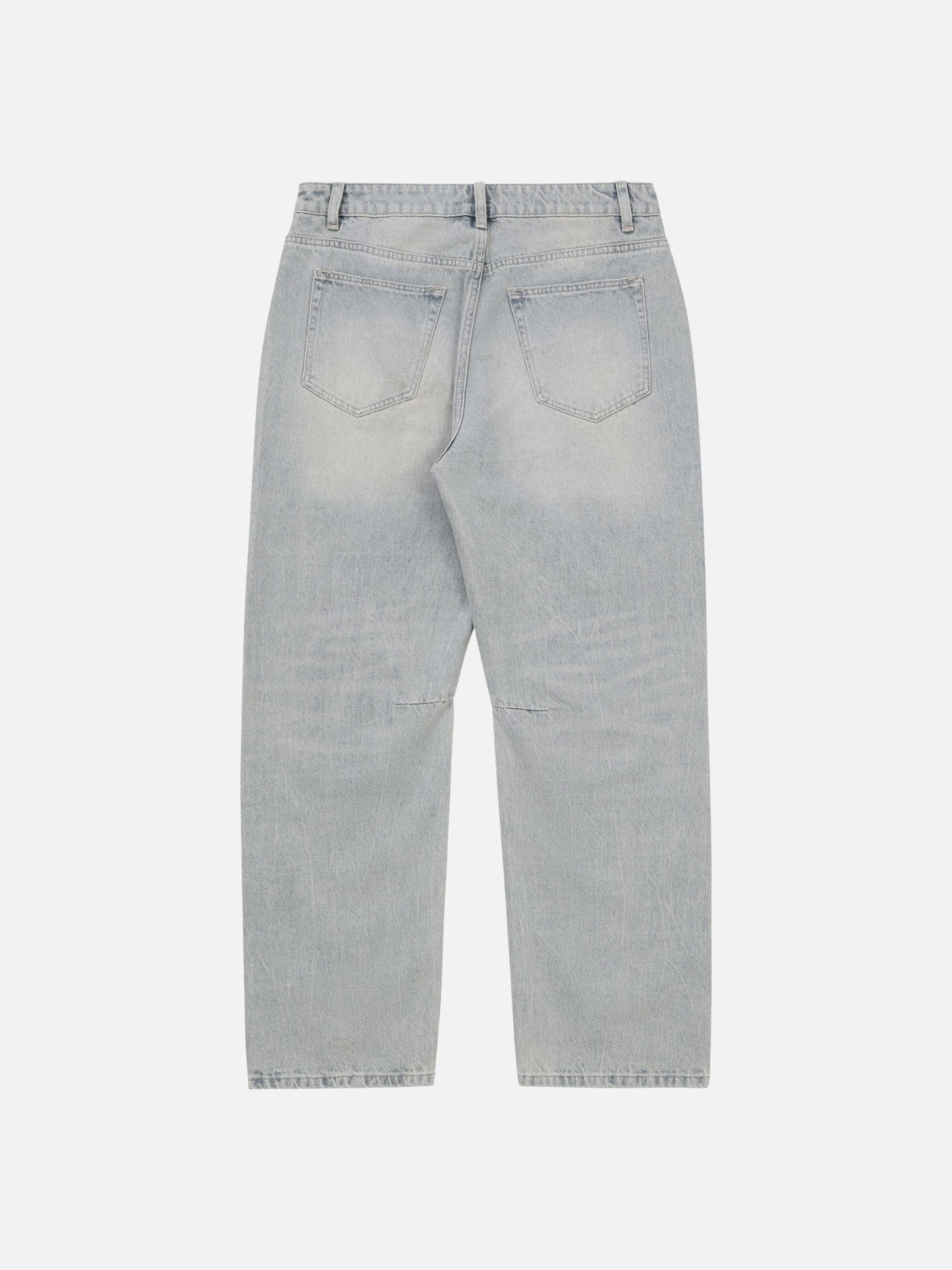 KUWALLA - Baggy Darted Denim Jeans - 