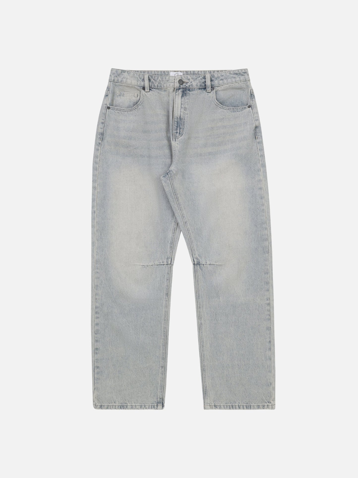 KUWALLA - Baggy Darted Denim Jeans - 