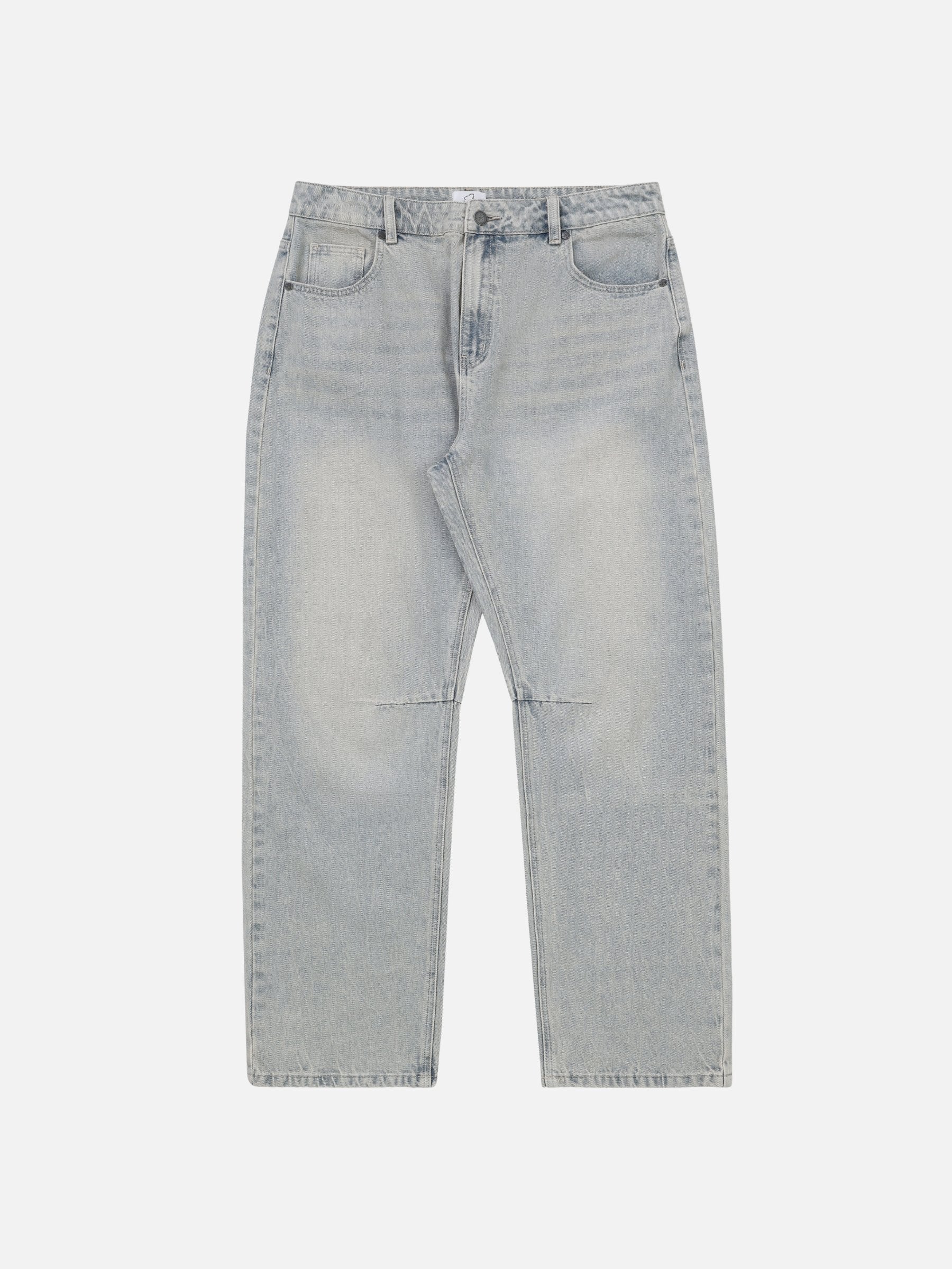 KUWALLA - Baggy Darted Denim Jeans - 