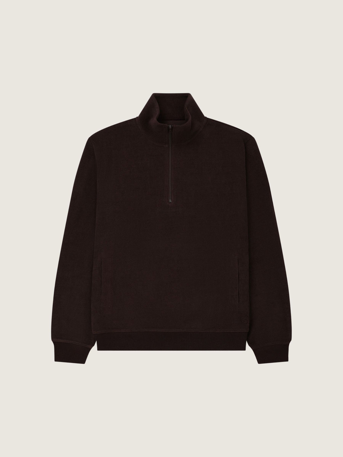 Chenille Quarter-Zip Pullover