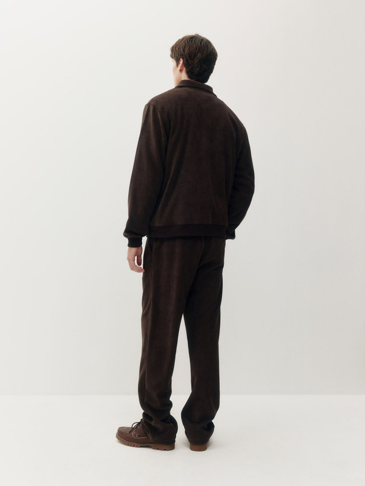 Chenille Quarter-Zip Pullover