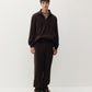Chenille Quarter-Zip Pullover