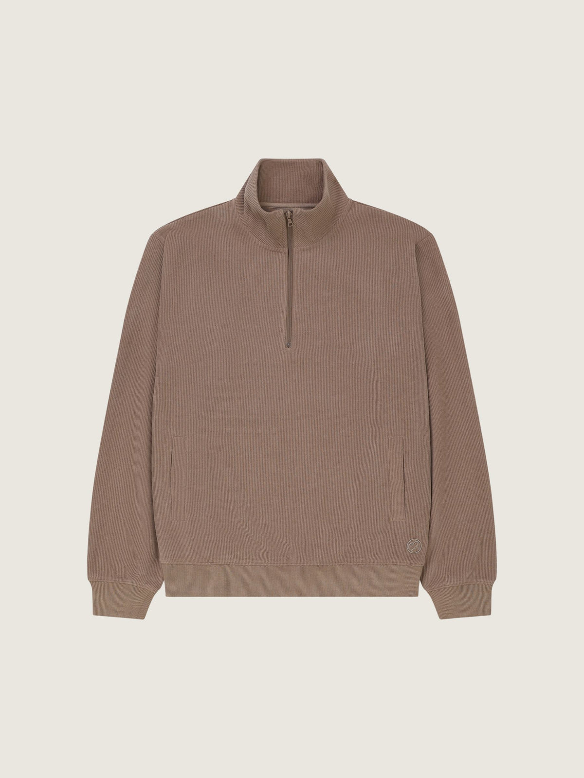 Chenille Quarter-Zip Pullover