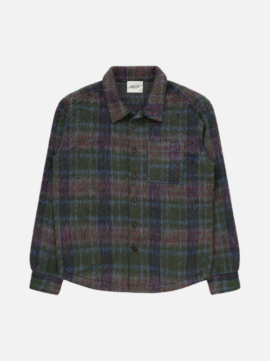 KUWALLA - Faux Mohair Shirt - Green