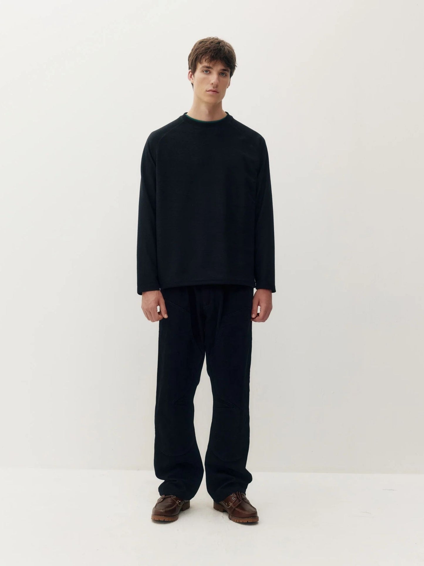 KUWALLA - Marled Thermal Longsleeve Top - 