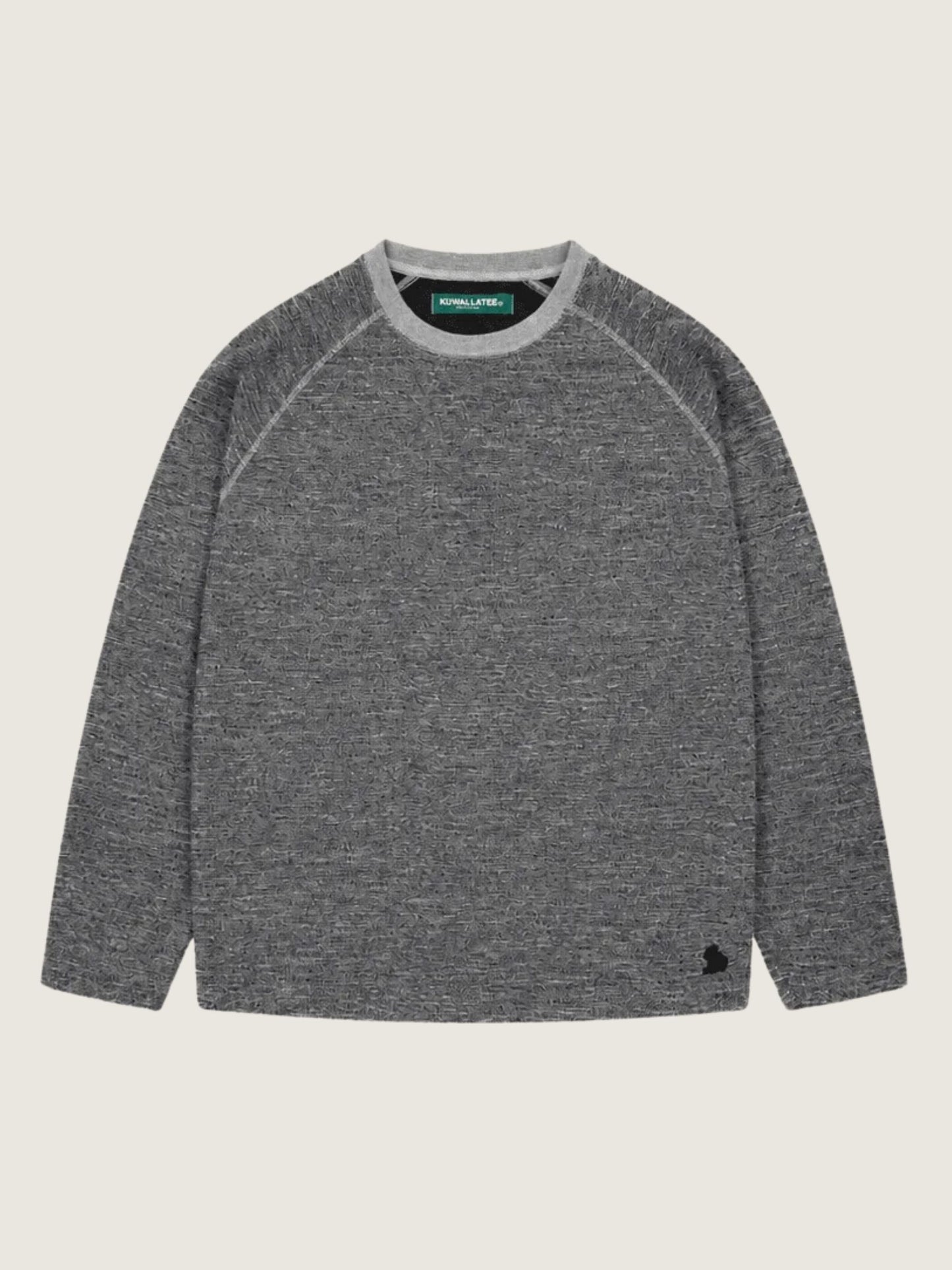 KUWALLA - Marled Thermal Longsleeve Top - 