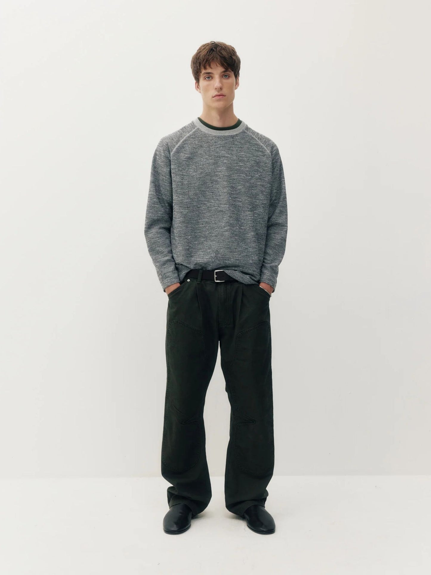 KUWALLA - Marled Thermal Longsleeve Top - 