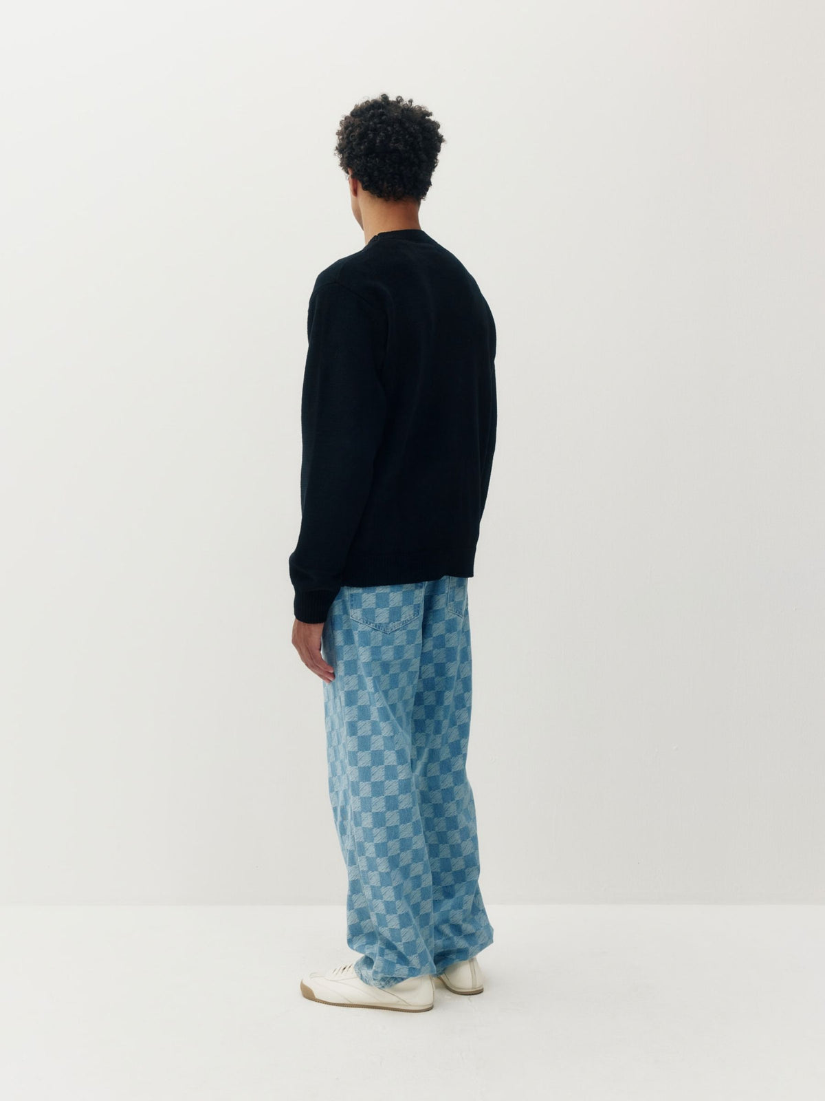 Textured Knit Crewneck Pullover