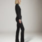 724 High Rise Straight - Soft Black