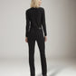 724 High Rise Straight - Soft Black