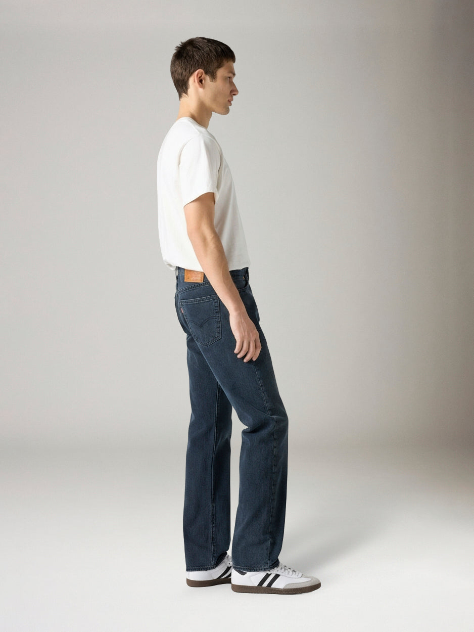 LEVI'S - 501 Original Fit Jeans - Blue Black Stretch - 