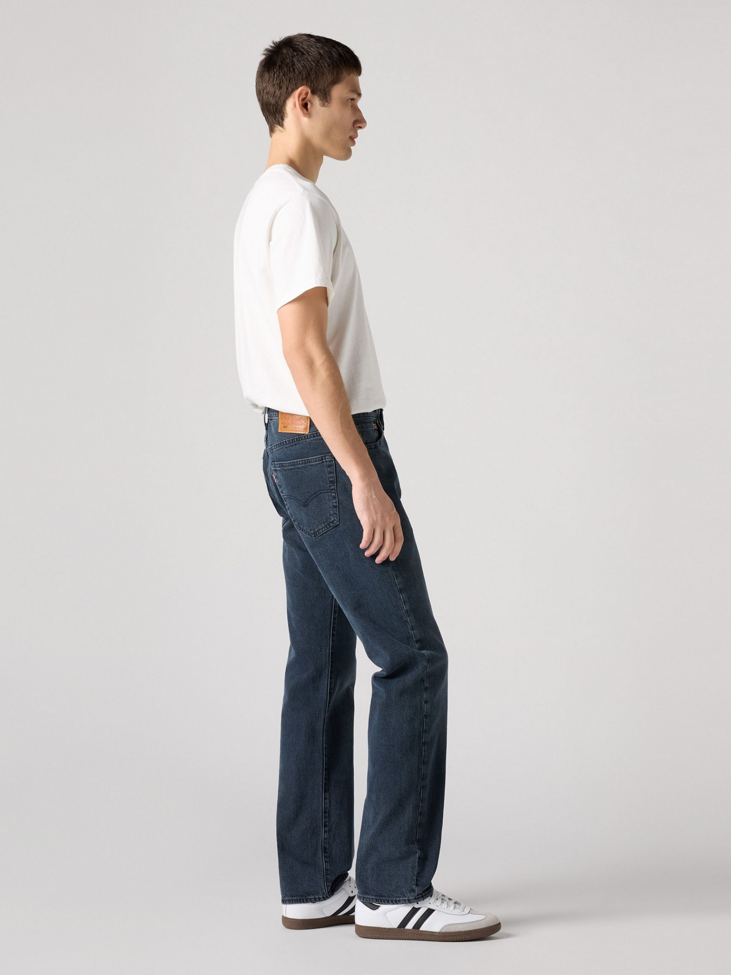 LEVI'S - 501 Original Fit Jeans - Blue Black Stretch - 