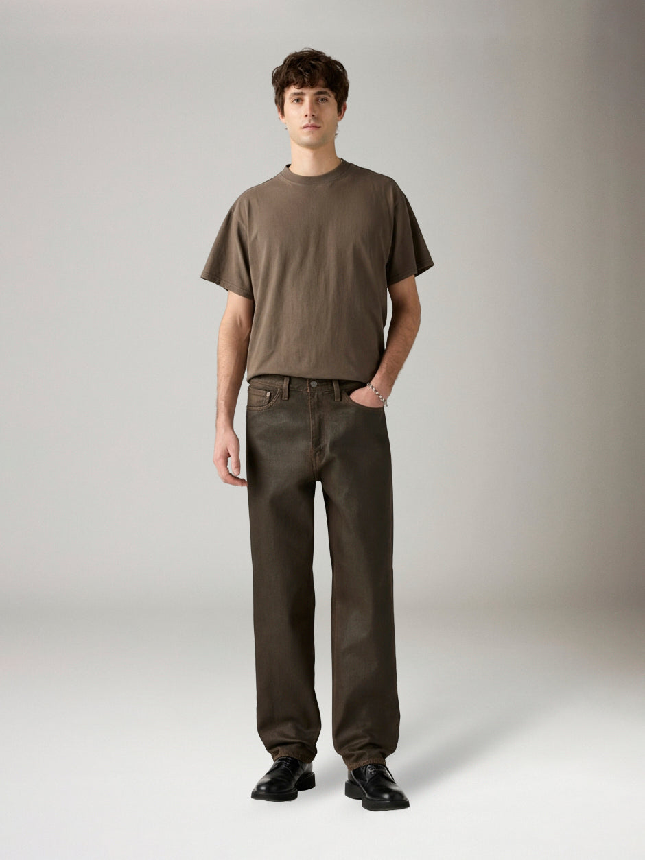 LEVI'S - 568 Loose Straight - Brown Wood Journal Coated - 