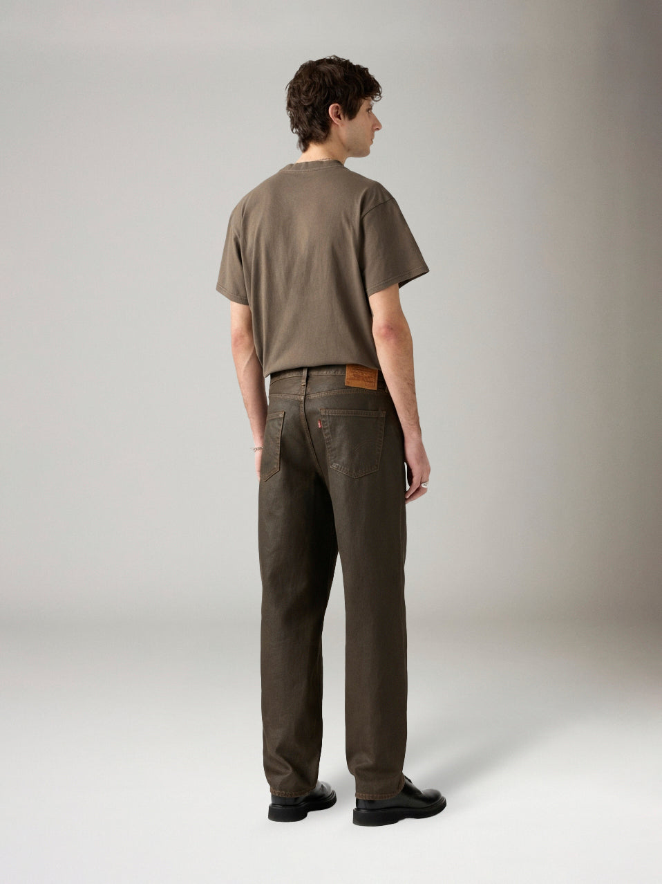 LEVI'S - 568 Loose Straight - Brown Wood Journal Coated - 