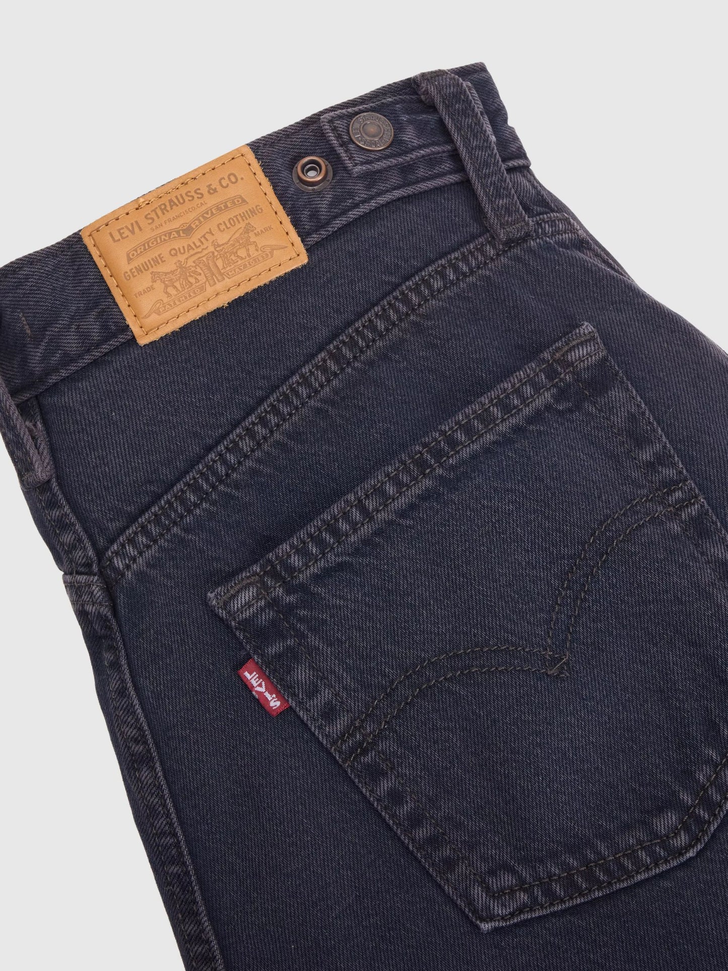 LEVI'S - LEVI'S CINCH WIDE LEG BLUE BLACK- DARK HUMOR - 