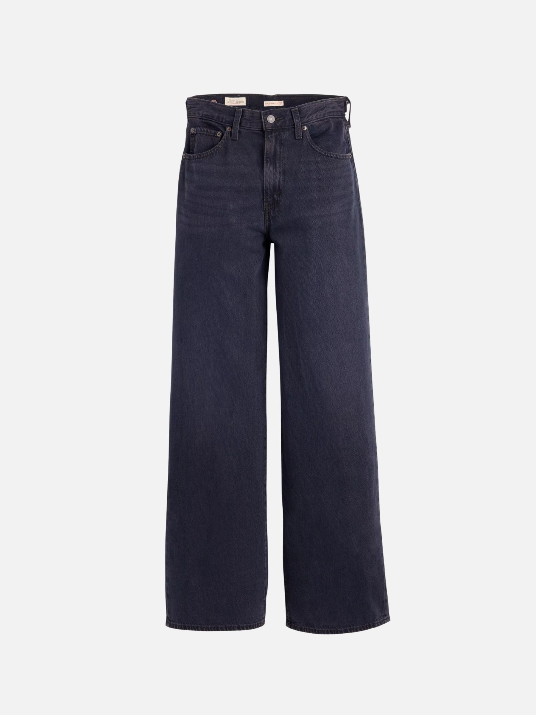 LEVI'S - LEVI'S CINCH WIDE LEG BLUE BLACK- DARK HUMOR - 