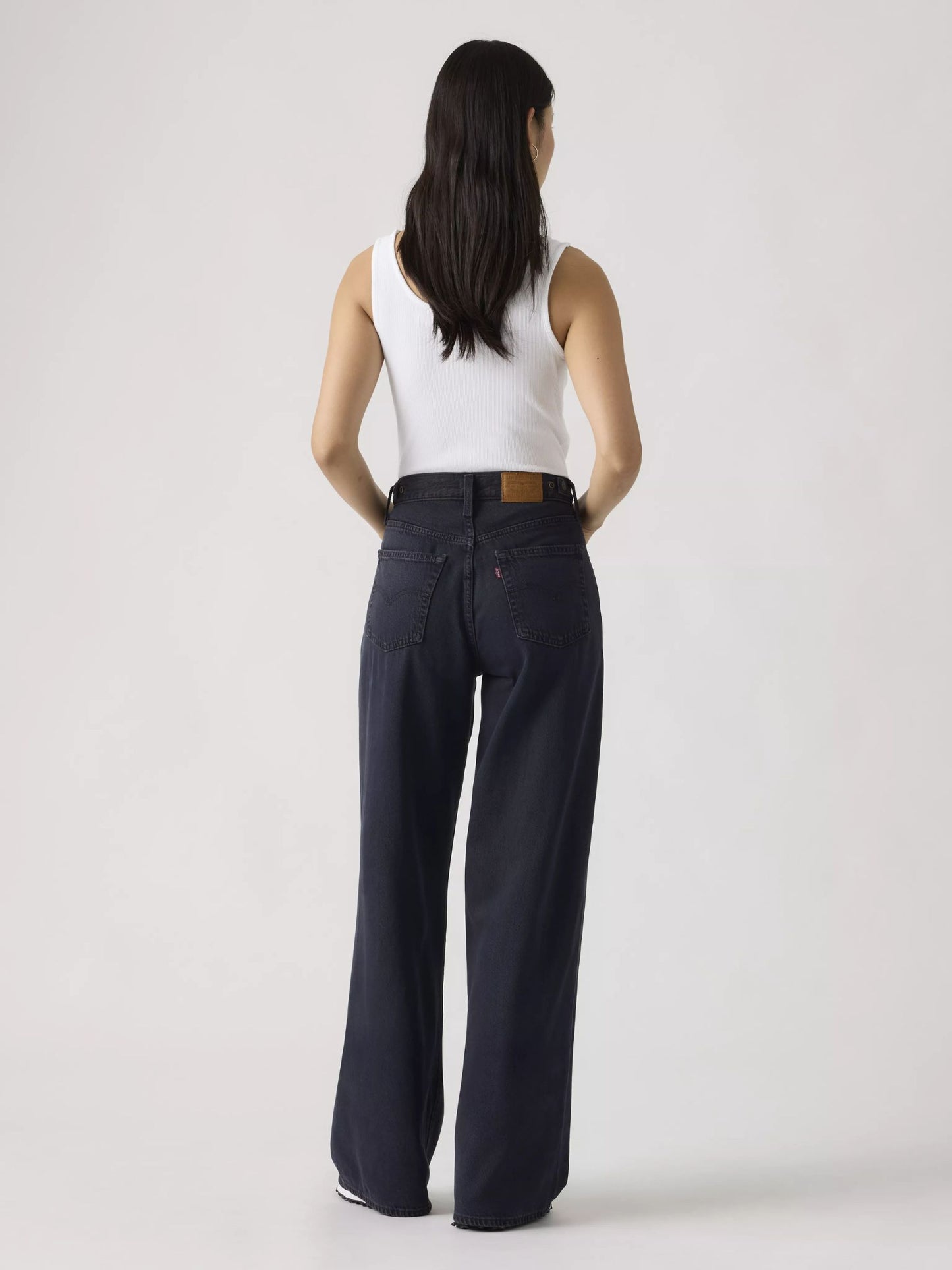 LEVI'S - LEVI'S CINCH WIDE LEG BLUE BLACK- DARK HUMOR - 