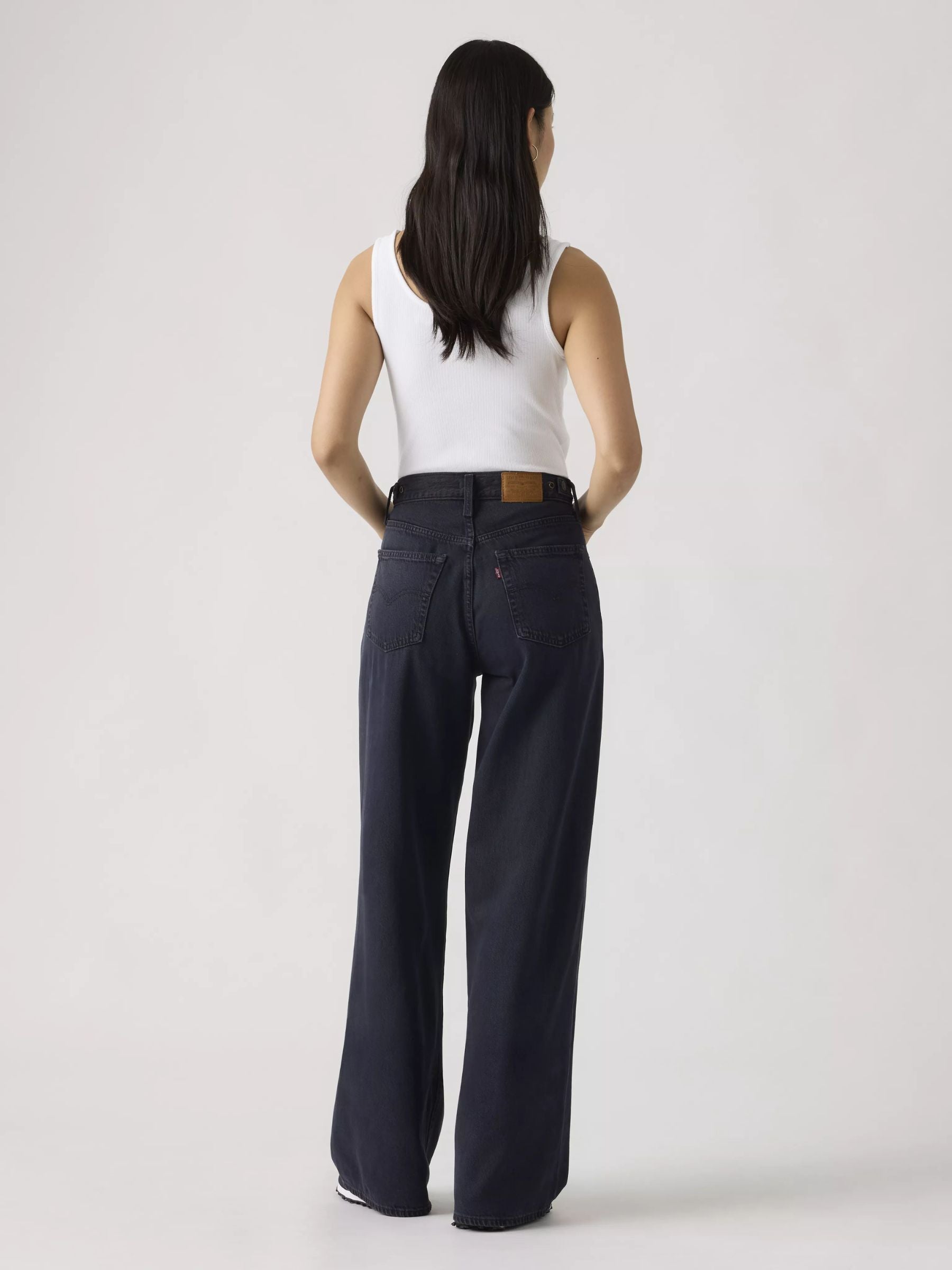 LEVI'S - LEVI'S CINCH WIDE LEG BLUE BLACK- DARK HUMOR - 