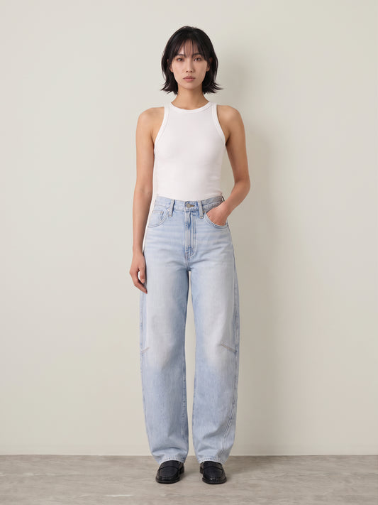 Cinch Barrel Leg Jeans