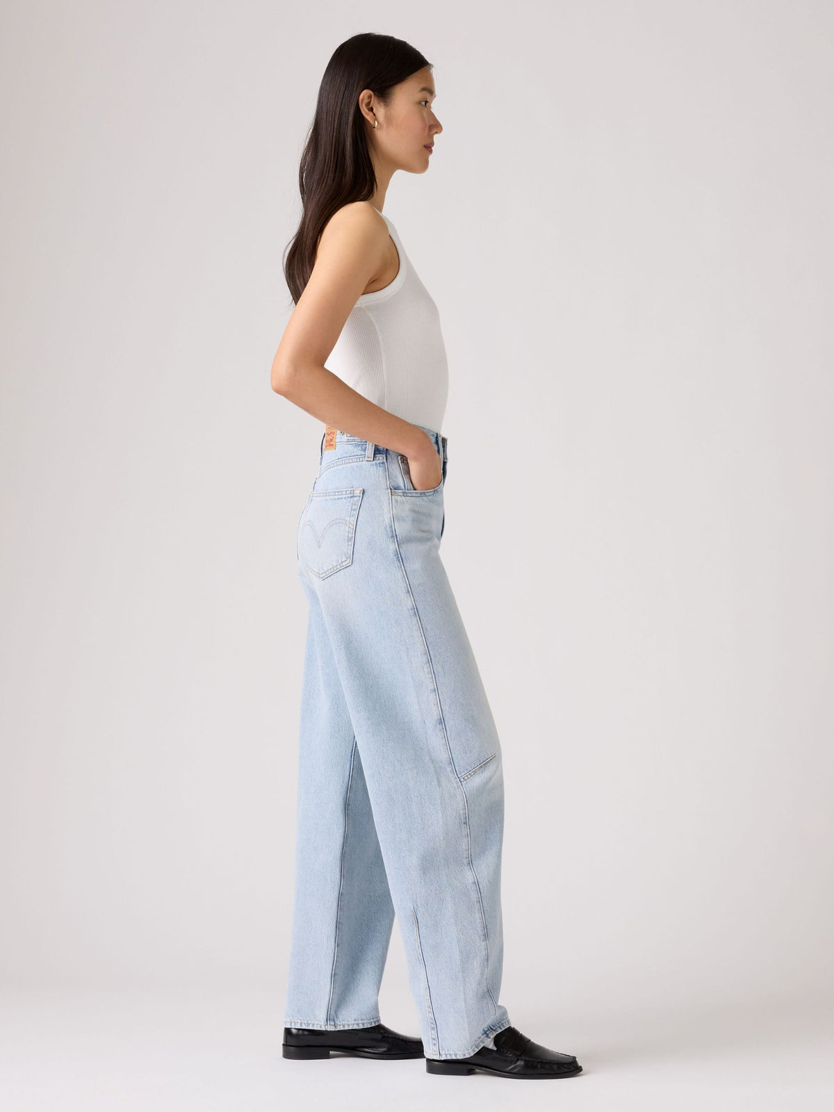 Cinch Barrel Leg Jeans