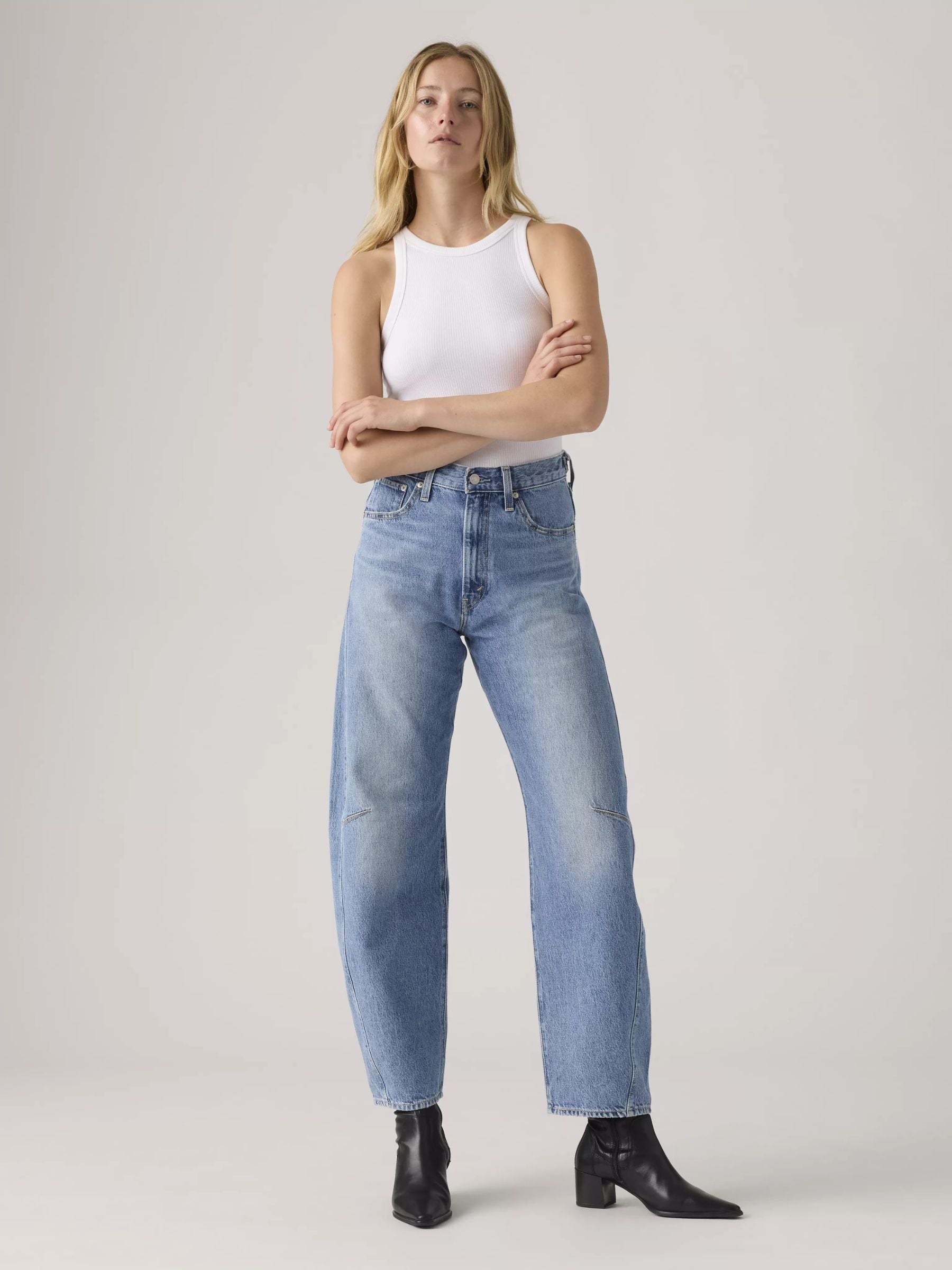 LEVI'S - LEVI'S CINCH BARREL MEDIUM BLUE- LET LOVE IN - 