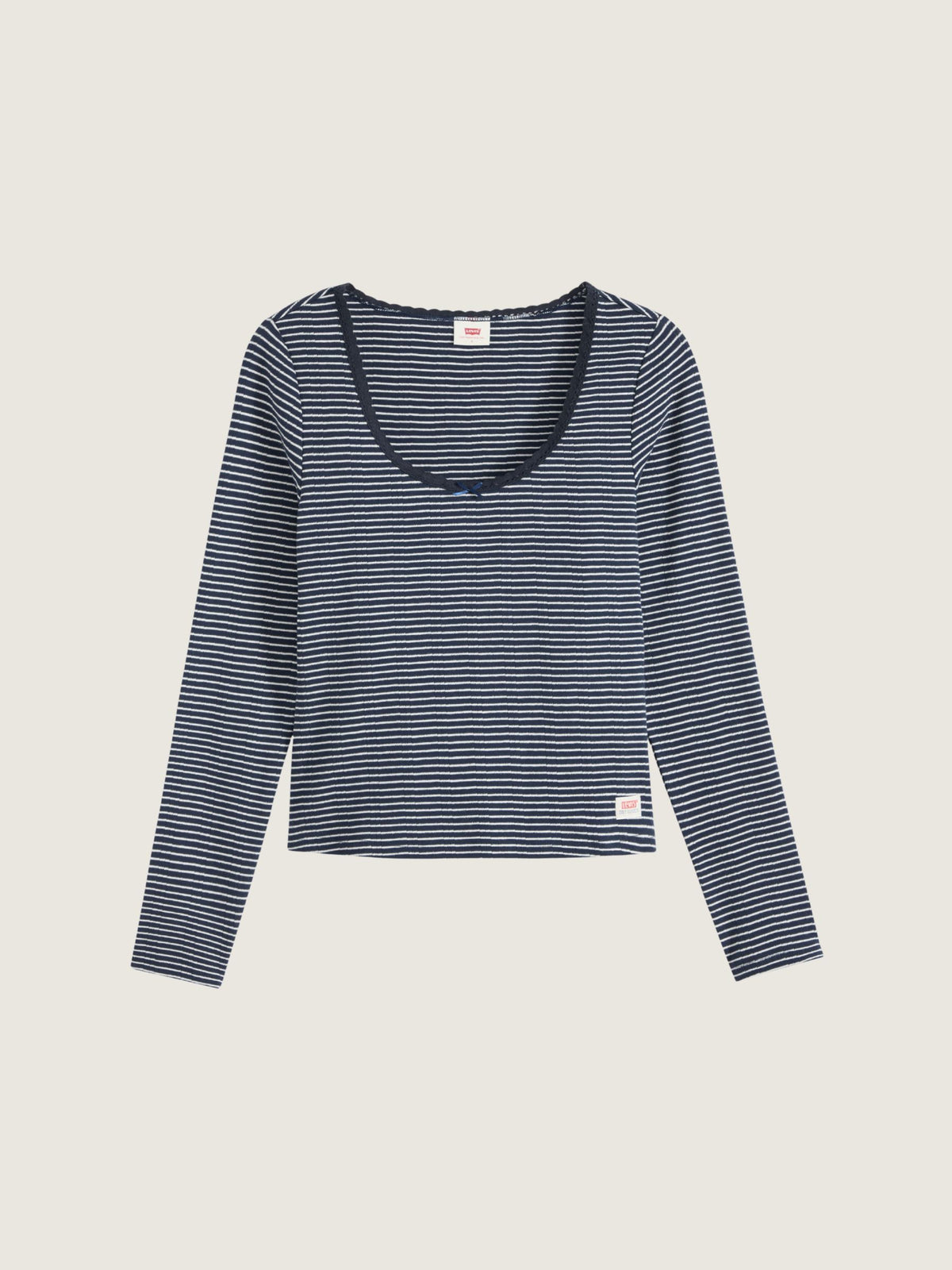 LEVI'S - Dry Goods Pointelle Longsleeve Top - 